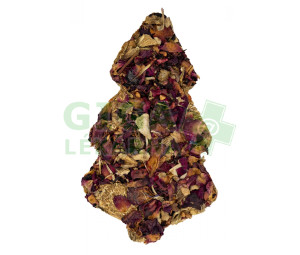 LIMARA Bezobilný bylinkový Vánoční stromeček Šípek - Růže - Ibišek 80g