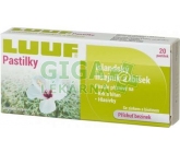 LUUF pastilky při kašli a nachlaz.s isl.lišej.20ks