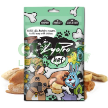 Lyopro DOG poch.sušené Králičí uši s kuř.masem 70g
