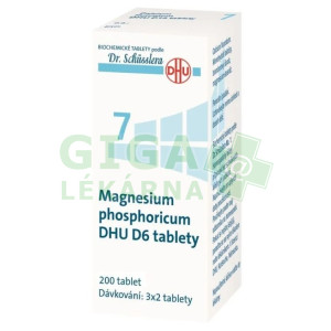 Obrázek Magnesium phosphoricum DHU 200 tablet D6 (No.7)