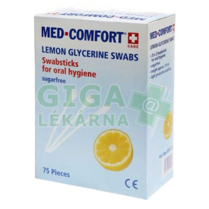 Fotka MAPO Medical Med Comfort Glycerinové tyčinky 75ks Obrázek MAPO Medical Med Comfort Glycerinové tyčinky 75ks
