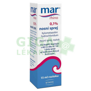 Mar Rhino 0.1% Nosní Sprej 15ml