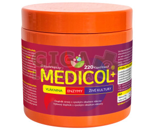 Medicol+ vláknina/enzymy/živé kultury cps.220