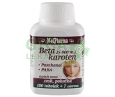 MedPharma Beta karot.25 000 m.j.Pant.+PABA tob.107