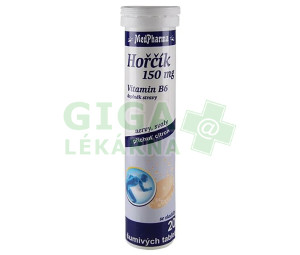 MedPharma Hořčík 150mg+vit.B6 tbl.eff.20