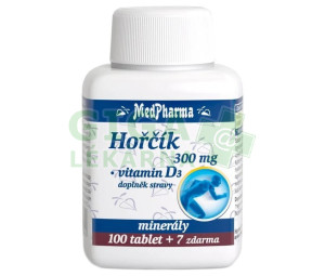 MedPharma Hořčík 300mg+vit.D3 tbl.107