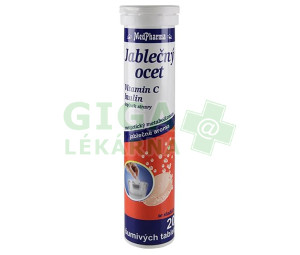 MedPharma Jablečný ocet+C+Inulin tbl.eff.20