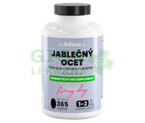 MedPharma Jablečný ocet vlákn./chrom/vit.C tbl.365