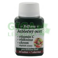 MedPharma Jablečný ocet+vláknina+vit.C+chrom 37 tablet