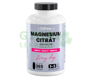 MedPharma Magnesium citrát+vitamin B6 tbl.365