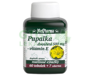 MedPharma Pupalka dvouletá 500mg+vit.E tob.67