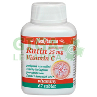 MedPharma Rutin 25mg + vitamin C 67 tablet