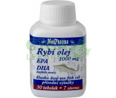 MedPharma Rybí olej 1000mg+EPA+DHA tob.37