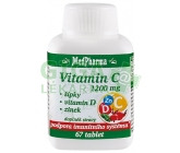 MedPharma Vit.C 1200mg se šípky+vit.D+zinek tbl.67