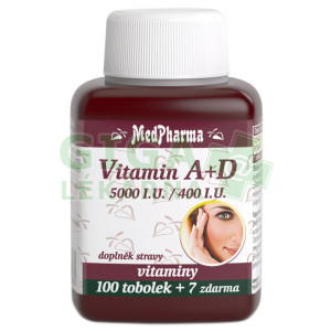 MedPharma Vitamín A+D 107 tobolek