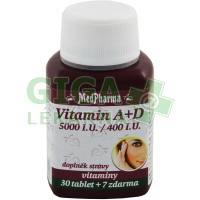 MedPharma Vitamín A+D 37 tobolek