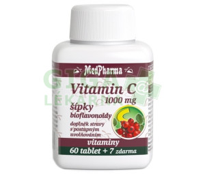 MedPharma Vitamín C 1000mg s šípky tbl.67 prod.úč.