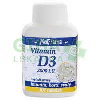 MedPharma Vitamin D3 2000 I.U. 107 tobolek