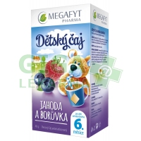 Megafyt Dětský čaj jahoda a borůvka 20x2g