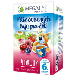 Megafyt Mix ovocných čajů pro děti 4x5x2g