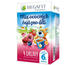 Megafyt MIX ovocných dětských čajů 20x2g