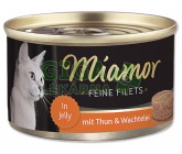 Miamor Feine Filets cat konz. - tuňák, vejce 100g