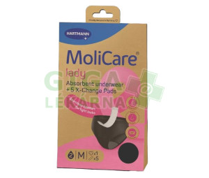 MoliCare lady absorpční spodní prádlo M 1ks + vložky X-Change 5ks