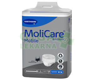 Inkontinenční kalhotky natahovací MoliCare Mobile 10k L 14ks