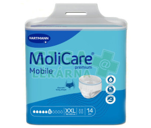 Inkontinenční kalhotky natahovací MoliCare Mobile 6 kapek XXL 14ks