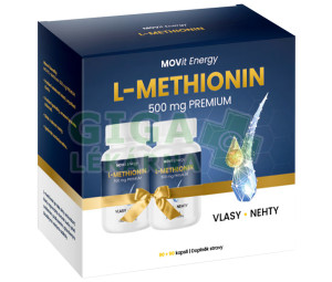 MOVit Dárkové balení Methionin PREMIUM 500 mg 90 + 90kapslí