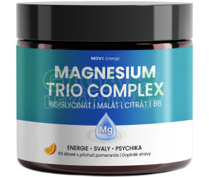 MOVit MagnesiumTrioComplex drink pomeranč 360g