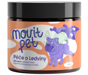 MOVit PET Péče o Ledviny s příchutí masa tbl.100