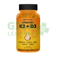 MOVit Vitamin K2 120 ug + D3 1000 I.U. 25 ug, 60 cps.