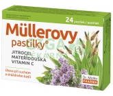 Müllerovy pastilky s jitrocelem a mateříd.24ks ZP