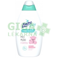 Mycí mléko a šampon LINTEO BABY 425ml