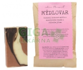 Mýdlovar Kakaové mýdlo mandlový olej jíl 60g