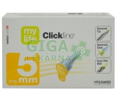 Jehly Clickfine pro inzulinová pera 5 mm