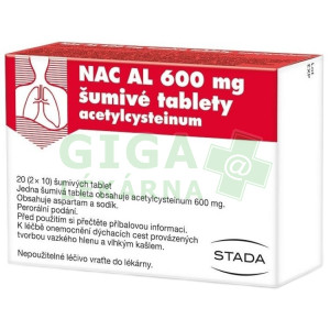 NAC AL 600 - 20 šumivých tablet