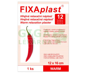 Náplast Fixaplast WARM hřejivá 12x16cm 1ks