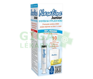 Nasaline Systém na výplach nosu Junior pro děti ve věku 2-12 let 10ks