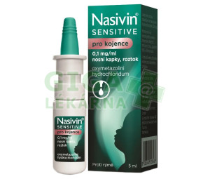 Nasivin Sensitive Kojenci 0.1mg/ml nas.gtt.sol 5ml