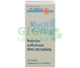 No.10 Natrium sulfuricum DHU D6 200tbl.