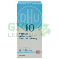 Natrium sulfuricum DHU 200 tablet D6 (No.10)