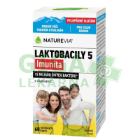 NatureVia Laktobacily 5 Imunita 60 kapslí