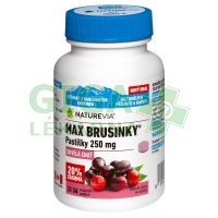 NatureVia Max brusinky pastilky 30+6 tablet
