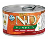 ND DOG PUMPKIN Adult Chicken Pom. Mini 140g