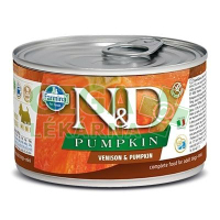 ND DOG PUMPKIN Adult Venison Pumpkin Mini 140g