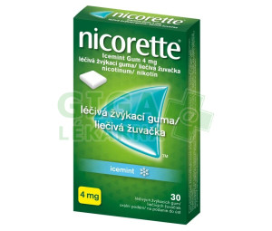 Nicorette Icemint Gum 4mg orm.gum mnd.30x4mg