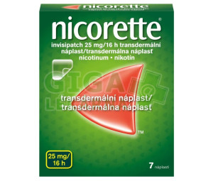 Nicorette Invisipatch 25mg/16h drm.emp.tdr.7x25mg