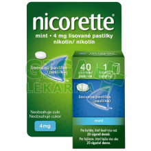Nicorette Mint 4mg 40 pastilek